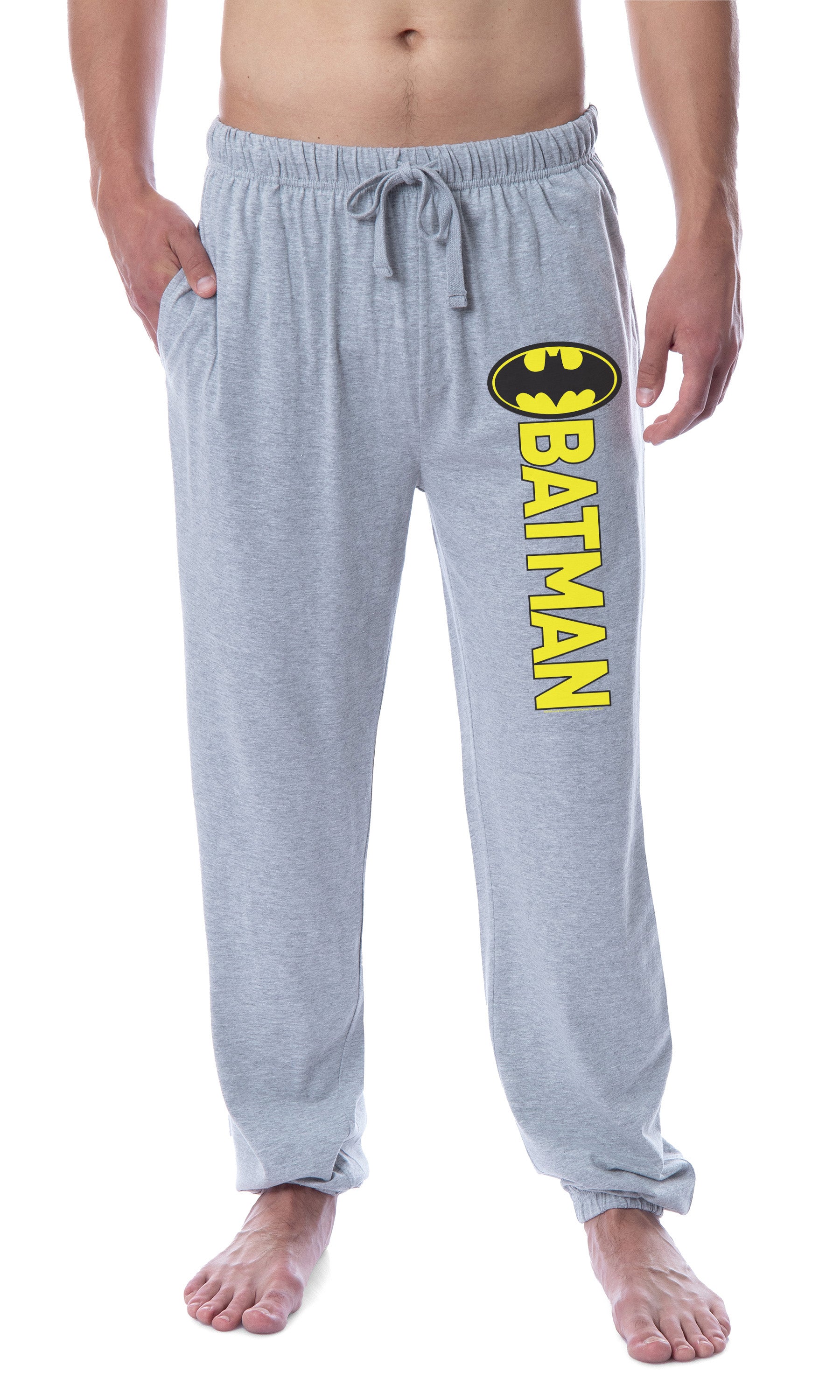 Buy DC Comics Batman Vintage Logo Lightweight Polyester Men's Lounge Pajama  Pants (Small, Grey) Online at desertcartKUWAIT