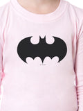 DC Comics Girls' Child Batman Bat Logo Symbol Superhero Sleep Pajama Set