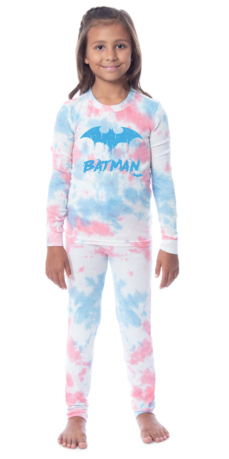 DC Comics Batman Unisex Youth Child Girls' Boys' Sleep Tight Fit Pajama Set