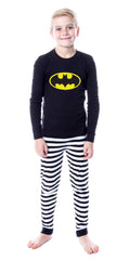 DC Comics Batman Classic Logo Tight Fit Cotton Matching Family Pajama Set For Unisex Kids (10)