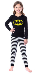 DC Comics Batman Classic Logo Tight Fit Cotton Matching Family Pajama Set For Adult And Kids