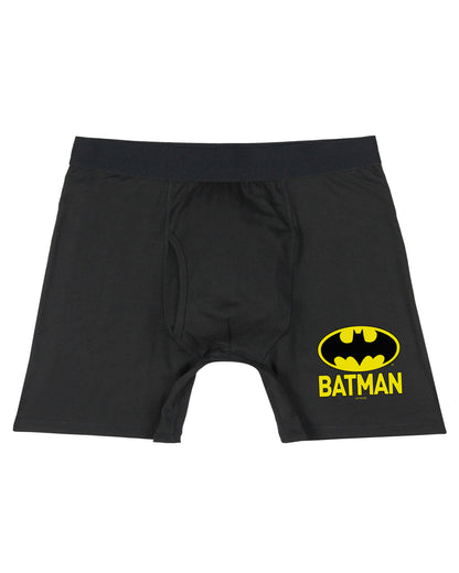 DC Comics Men's Batman Classic Logo Boxer Briefs Underwear Casual Lounge
