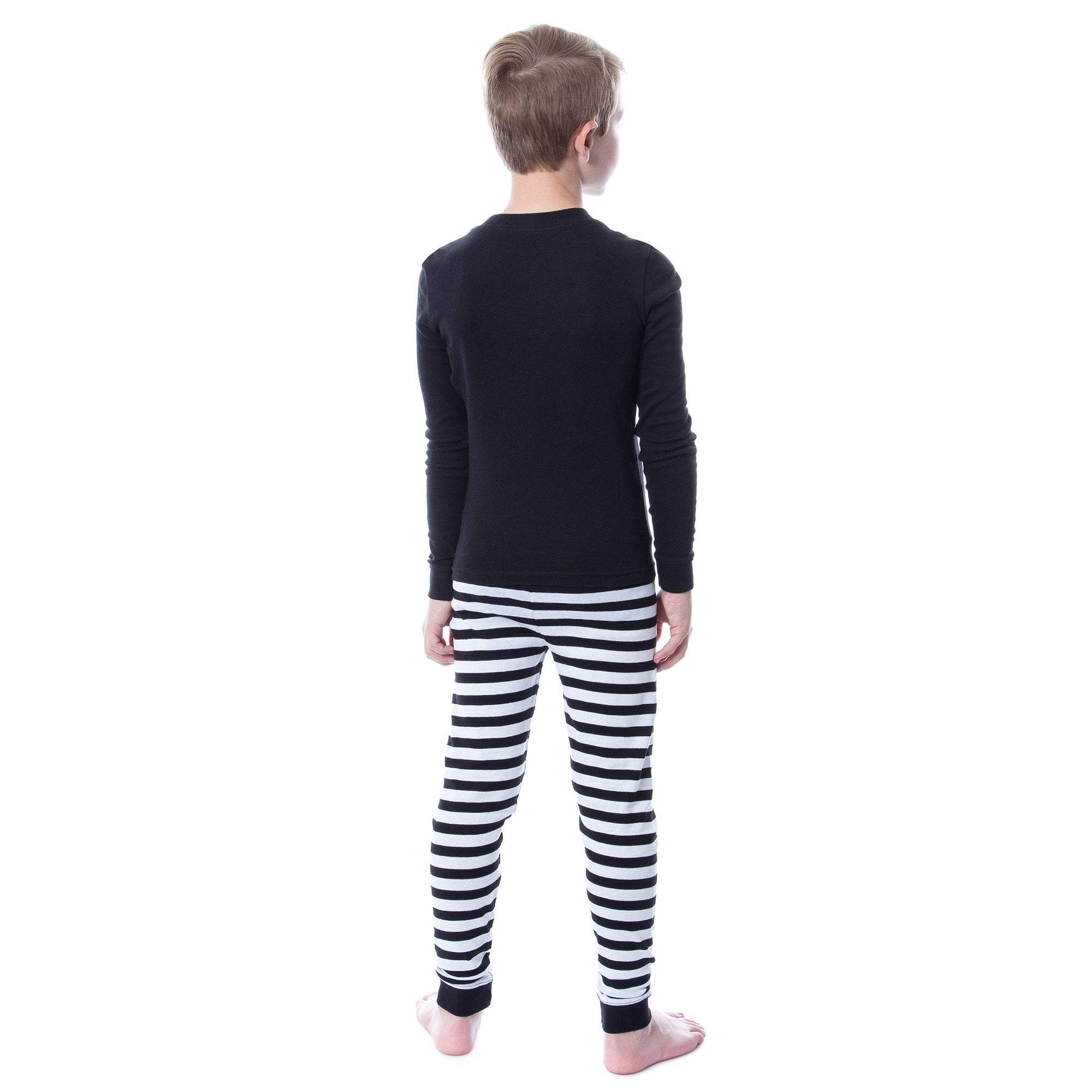 Batman Pajamas Logo Design Boys' Tight Fit Sleep Set