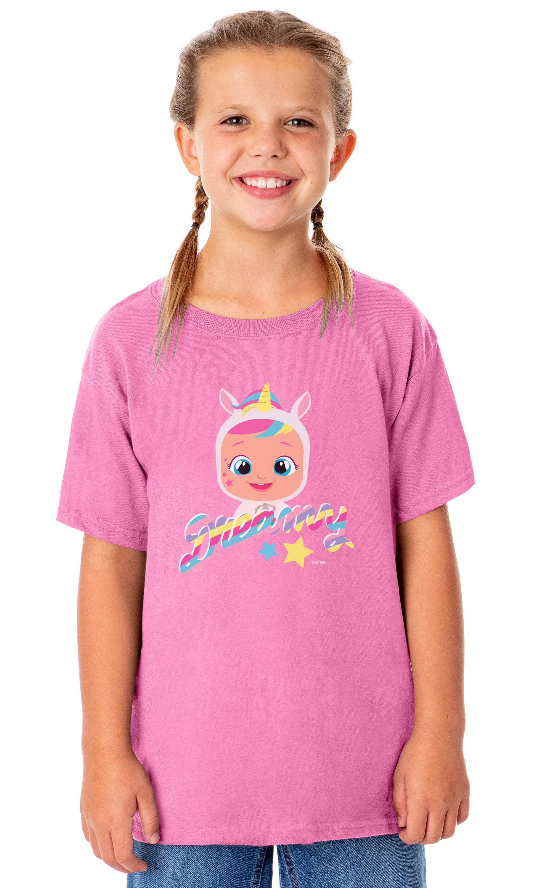 Cry Babies Magic Tears Girl's Dreamy Crewneck T-Shirt For Kids