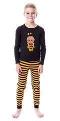 Cry Babies Magic Tears Bumblebee Unisex Child Tight Fit Sleep Pajama Set