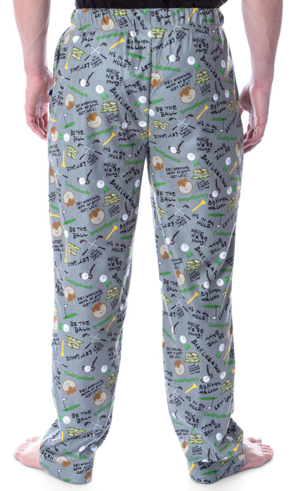 Caddyshack the Movie Men's Allover Print Loungewear Pajama Pants