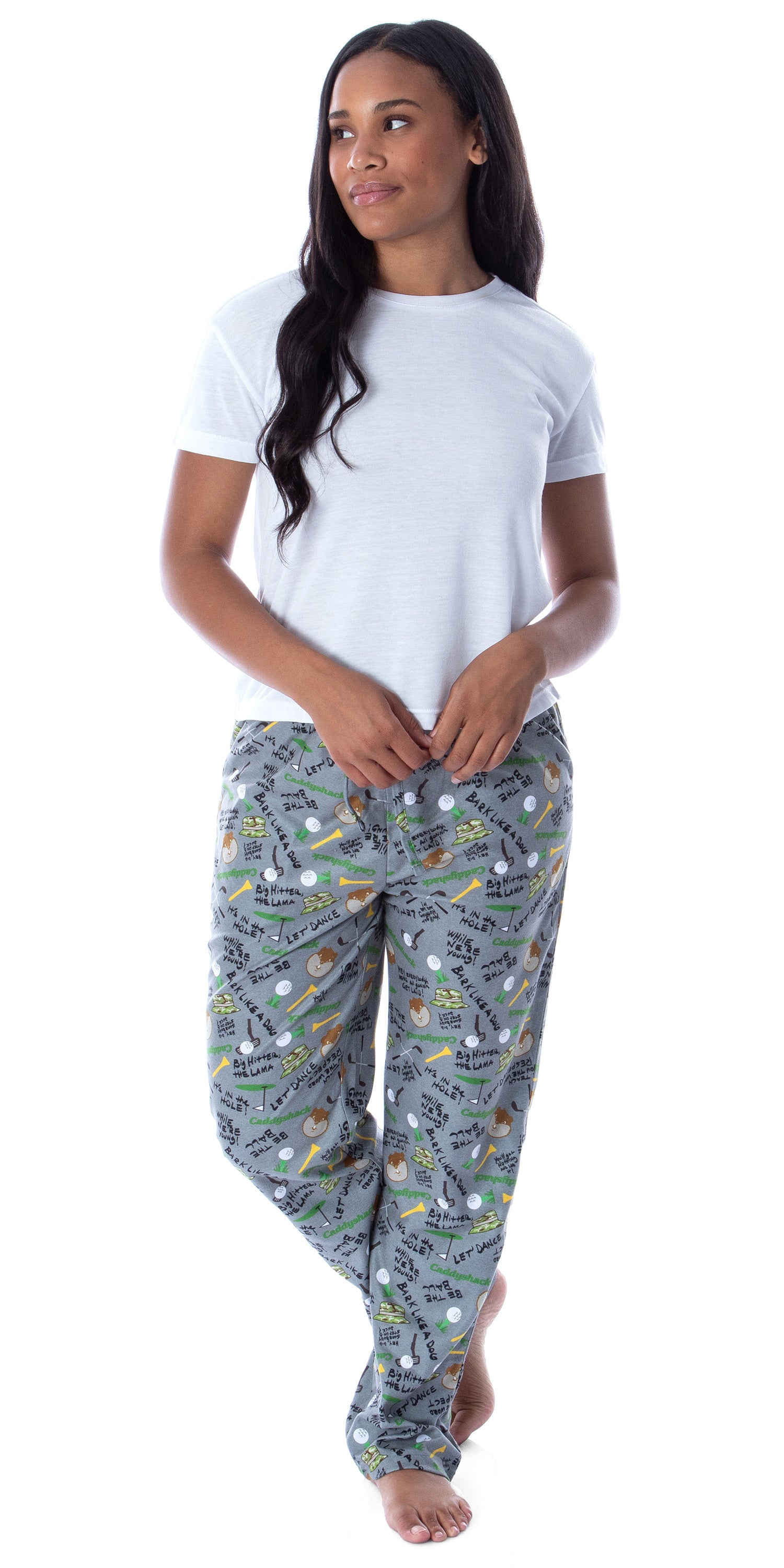 Caddyshack the Movie Men's Allover Print Loungewear Pajama Pants