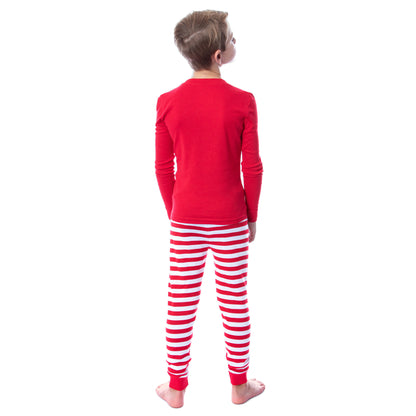Chuck E Cheese Christmas Merry Cheesemas 2 Piece Long Sleeve Family Pajama Set