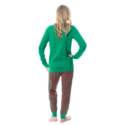 Chuck E. Cheese Christmas Merry Cheesemas 2 Piece Long Sleeve Family Pajama Set