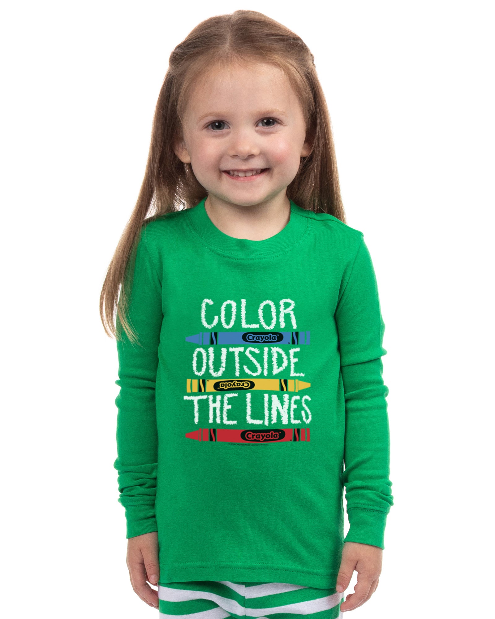Crayola Crayons Pajamas Outside the Lines Tight Fit Sleep Set - Kids Toddler