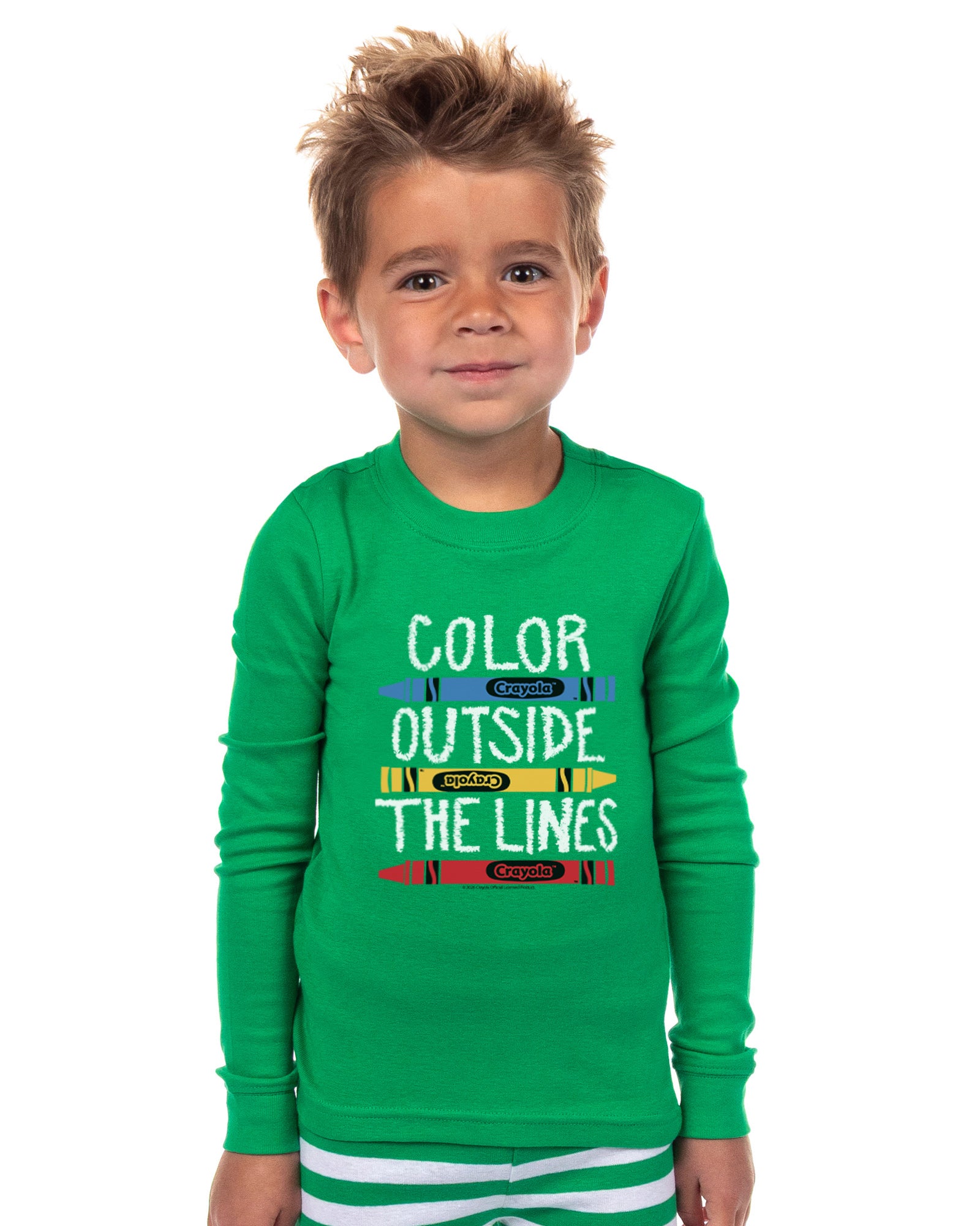Crayola Crayons Pajamas Outside the Lines Tight Fit Sleep Set - Kids Toddler