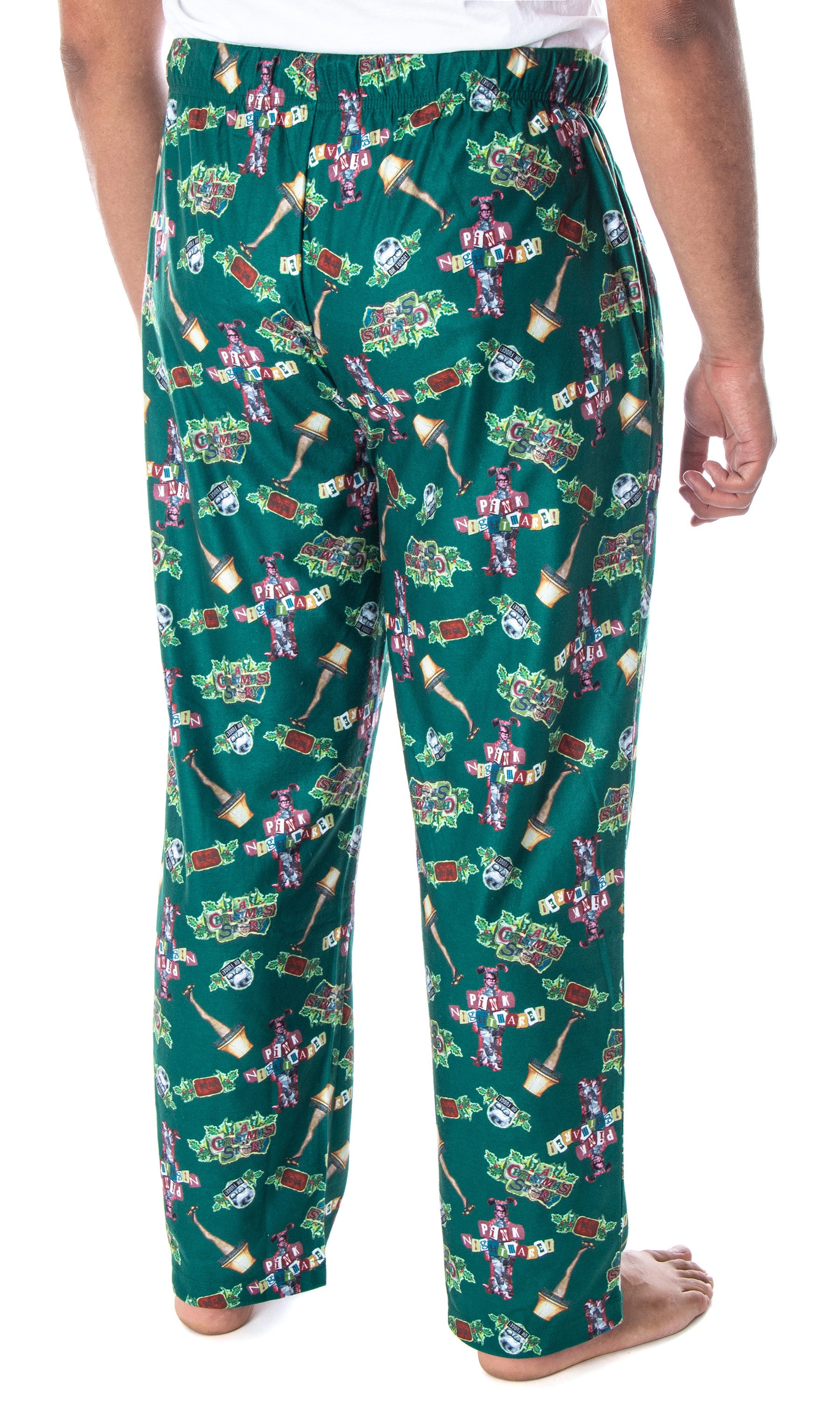 A Christmas Story Men's Movie inspired Allover Print Sleep Pajama Pants (4X)
