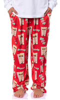 A Christmas Story Men's Leg Lamp Fra-Gee-Lay Tossed Sleep Pajama Pants For Adults