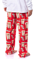 A Christmas Story Men's Leg Lamp Fra-Gee-Lay Tossed Sleep Pajama Pants For Adults