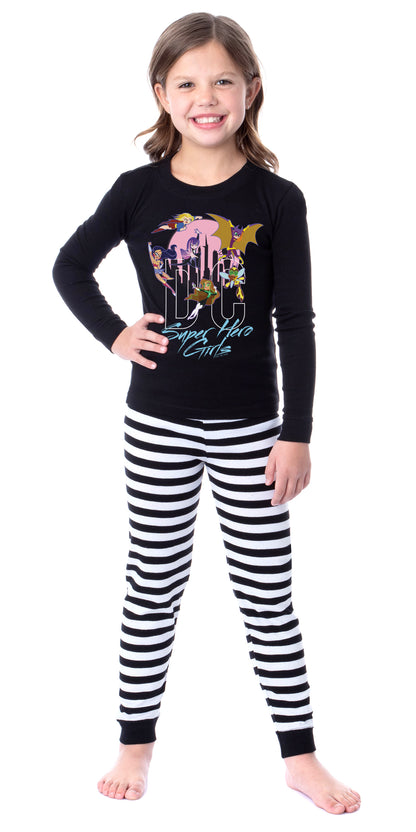 DC Super Hero Girls Girl Power Cityscape Matching Family Pajama Set
