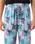 Disney Womens' Lilo And Stitch Tropical Paradise Beach Sleep Pajama Pants
