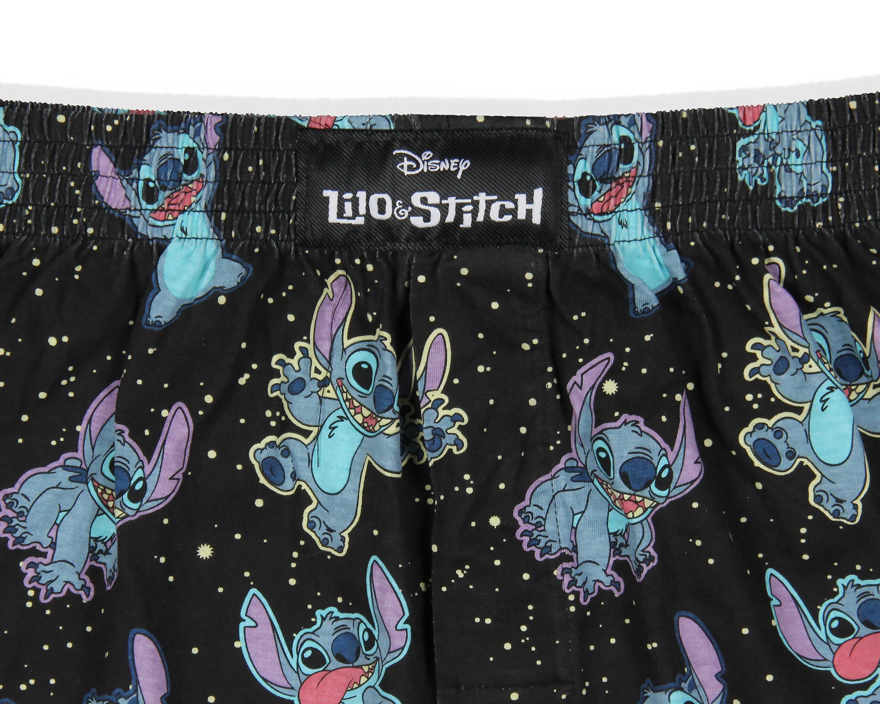 Disney Men's Lilo And Stitch Floating In Space Multi-Character Boxer S –  PJammy