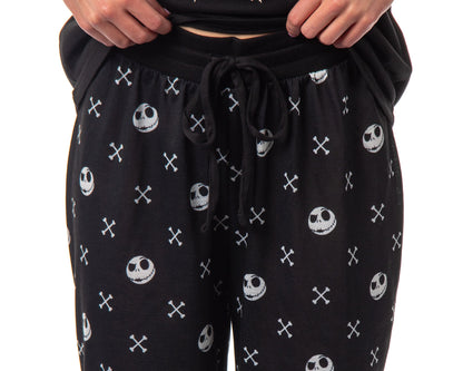 The Nightmare Before Christmas Women's Jack Skellington Jogger Pajama Set