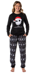 The Nightmare Before Christmas Women's Jack Skellington Santa Jogger Pajama Set