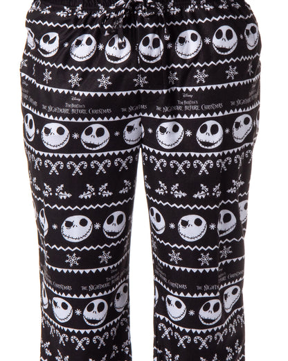 The Nightmare Before Christmas Mens' Jack Skellington Movie Sleep Pajama Pants