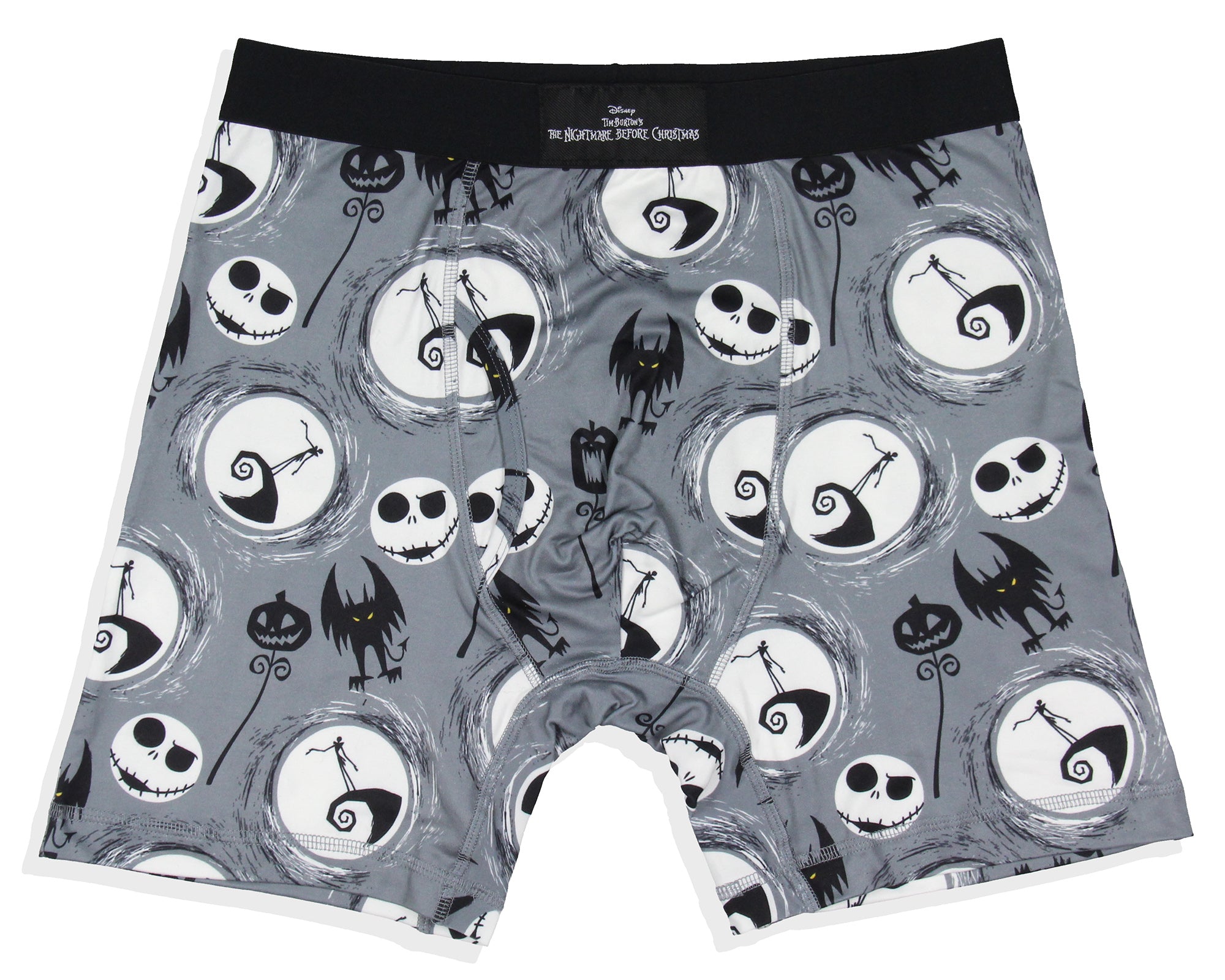 Disney Men's The Nightmare Before Christmas Jack Skellington Boxers Underwear Boxer Briefs