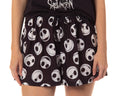 The Nightmare Before Christmas Women's Jack Skellington Crewneck and Shorts Sleep Pajama Set