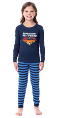 DC League of Super-Pets Unisex Girls Boys Comics Film Movie Superman's Best Friend Krypto Sleep Pajama Set