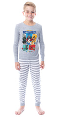 DC League of Super-Pets Unisex Girls Boys Comics Film Movie Activate! Krypto Ace PB Merton Chip Sleep Pajama Set