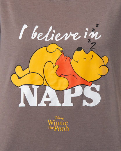 Disney Winnie-the-Pooh Women's I Believe In Naps Jogger Sleep Pajama Set