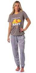 Disney Winnie-the-Pooh Women's I Believe In Naps Jogger Sleep Pajama Set