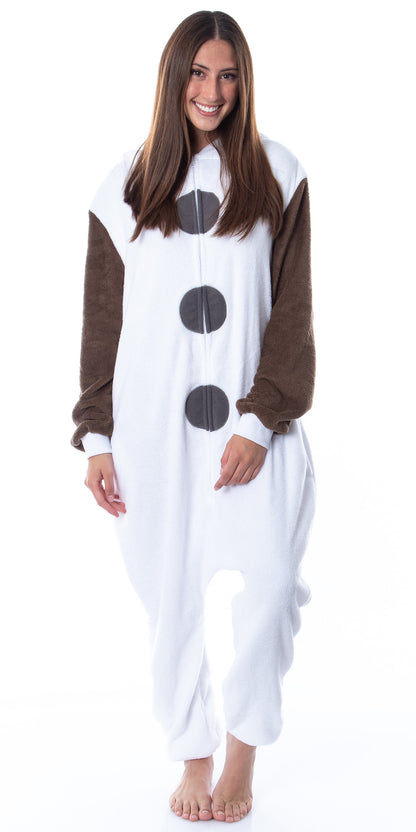 Disney Frozen Adult Olaf Kigurumi Costume Union Suit Pajama For Men Women