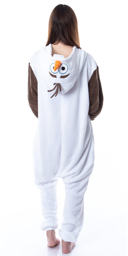 Disney Frozen Adult Olaf Kigurumi Costume Union Suit Pajama For Men Women