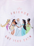 Disney Womens' Princesses Character Friends Sleep Pajama Set Short