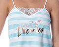 Disney Princess Women's Sleeping Beauty Fierce Dreamer Lace Trim Cami and Shorts Sleepwear Pajama Set