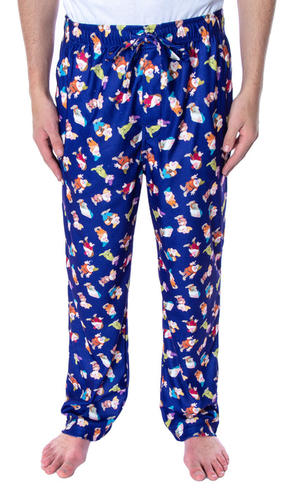 Disney Men's Snow White and The Seven Dwarfs Allover Dwarves Pajama Pants
