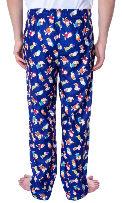 Disney Men's Snow White and The Seven Dwarfs Allover Dwarves Pajama Pants