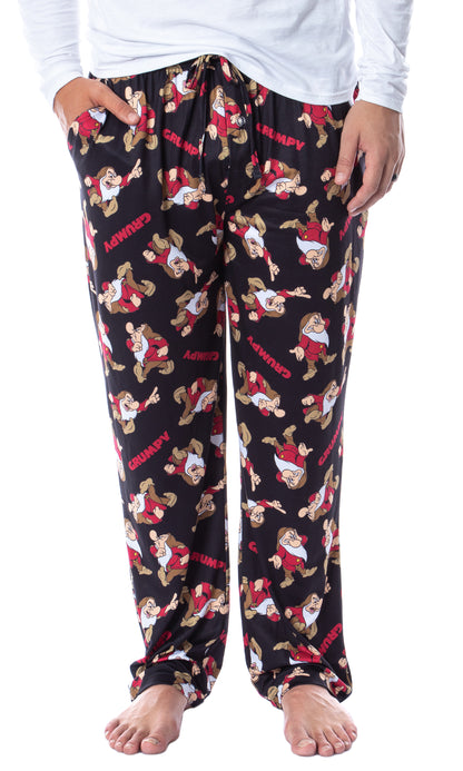 Disney Mens' Grumpy Snow White And The Seven Dwarfs Sleep Pajama Pants