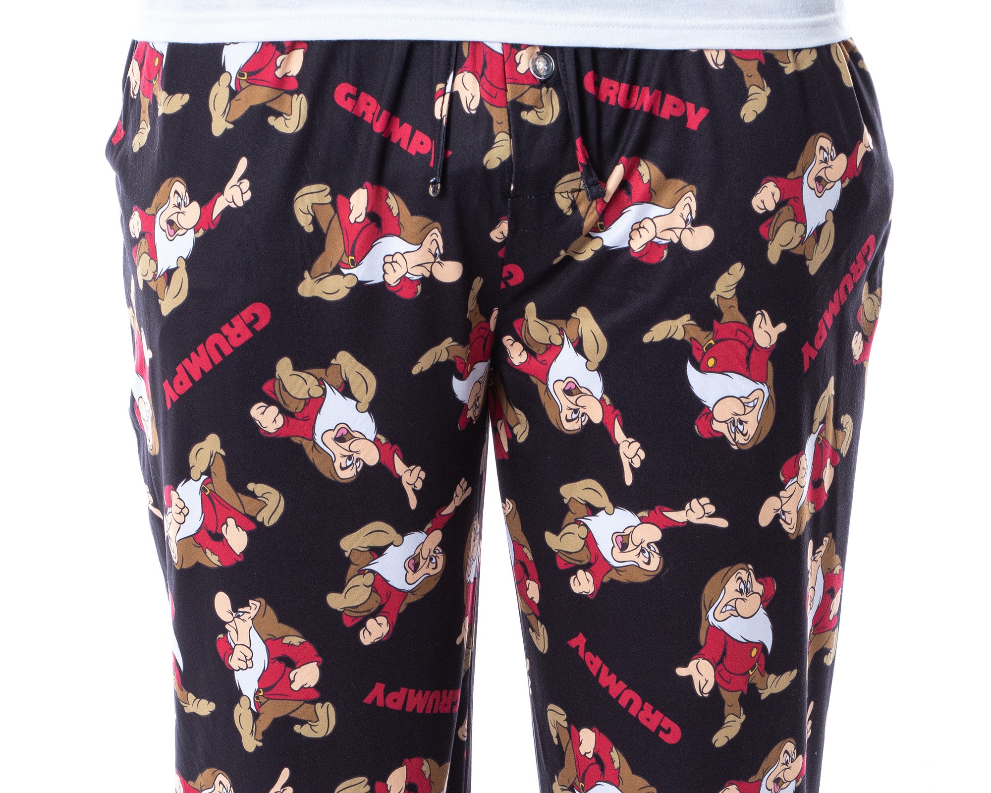 Disney Mens' Grumpy Snow White And The Seven Dwarfs Sleep Pajama Pants