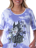 Disney Princess Women's Villains Sleeping Beauty Maleficent Nightgown Sleep Shirt