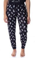 Disney Villains Women's Bad Girls Club 2 Piece Shirt And Pants Jogger Style Pajama Set