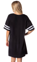 Disney Womens Team Villains Varsity Football Tee Oversized Night Shirt Ursula Nightgown