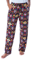 Disney Womens' Coco Skull Family Day of the Dead All Over Pajama Pants