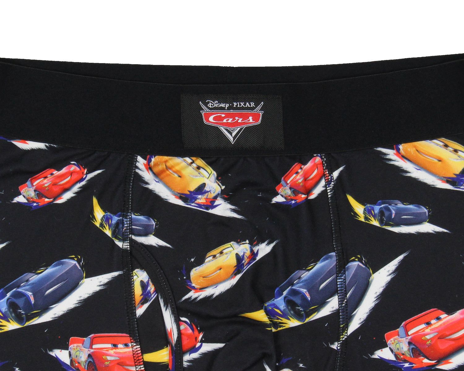 Disney Mens' Cars Lightning McQueen Tag-Free Boxers Underwear Boxer Briefs  For Adults
