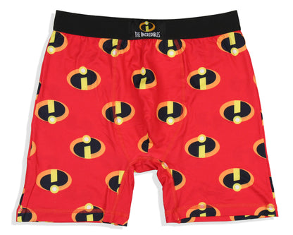 Disney Mens' 2 Pack The Incredibles Boxers Underwear Boxer Briefs