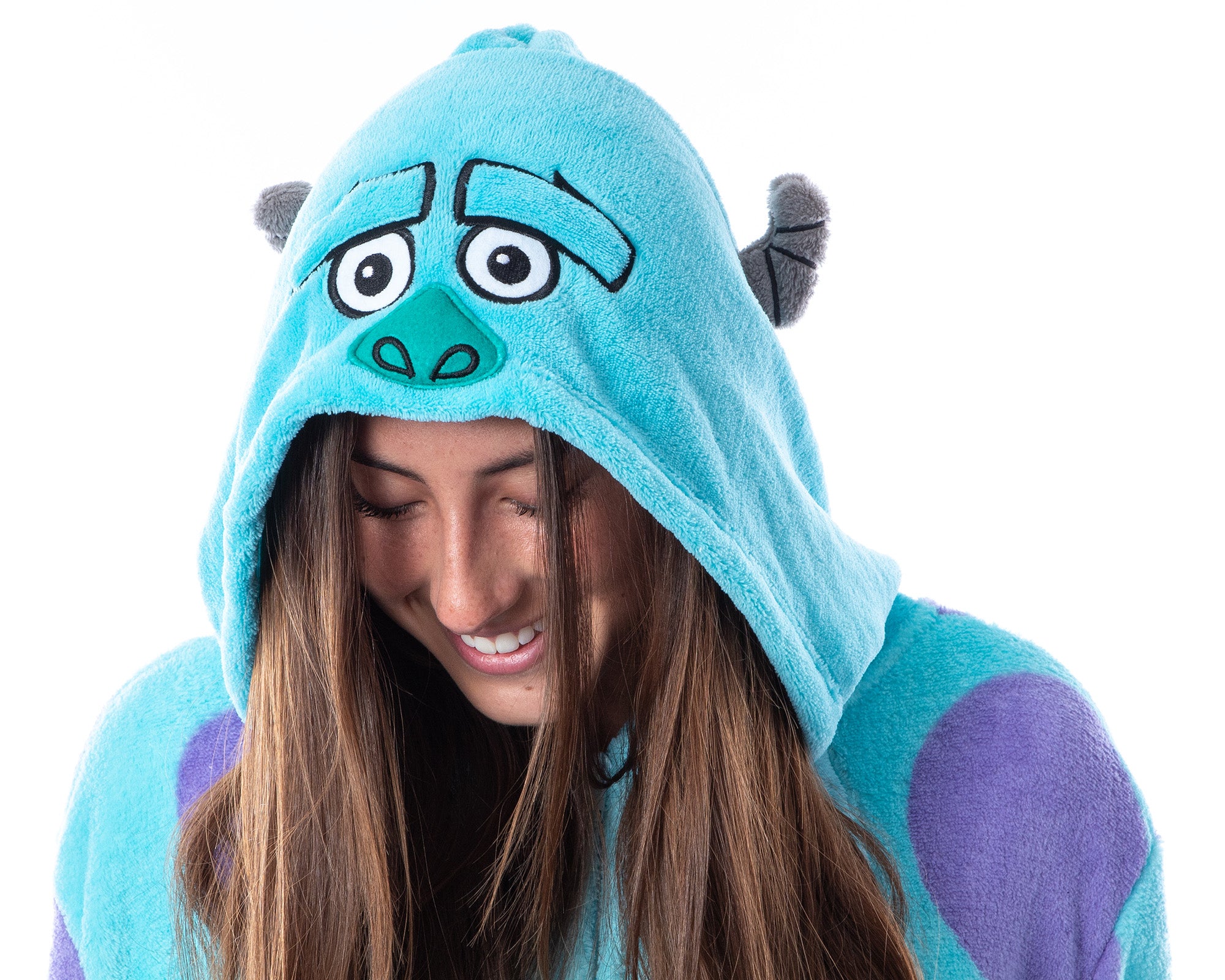Disney Monsters Inc Womens' Sulley Kigurumi Costume Union Suit Pajama