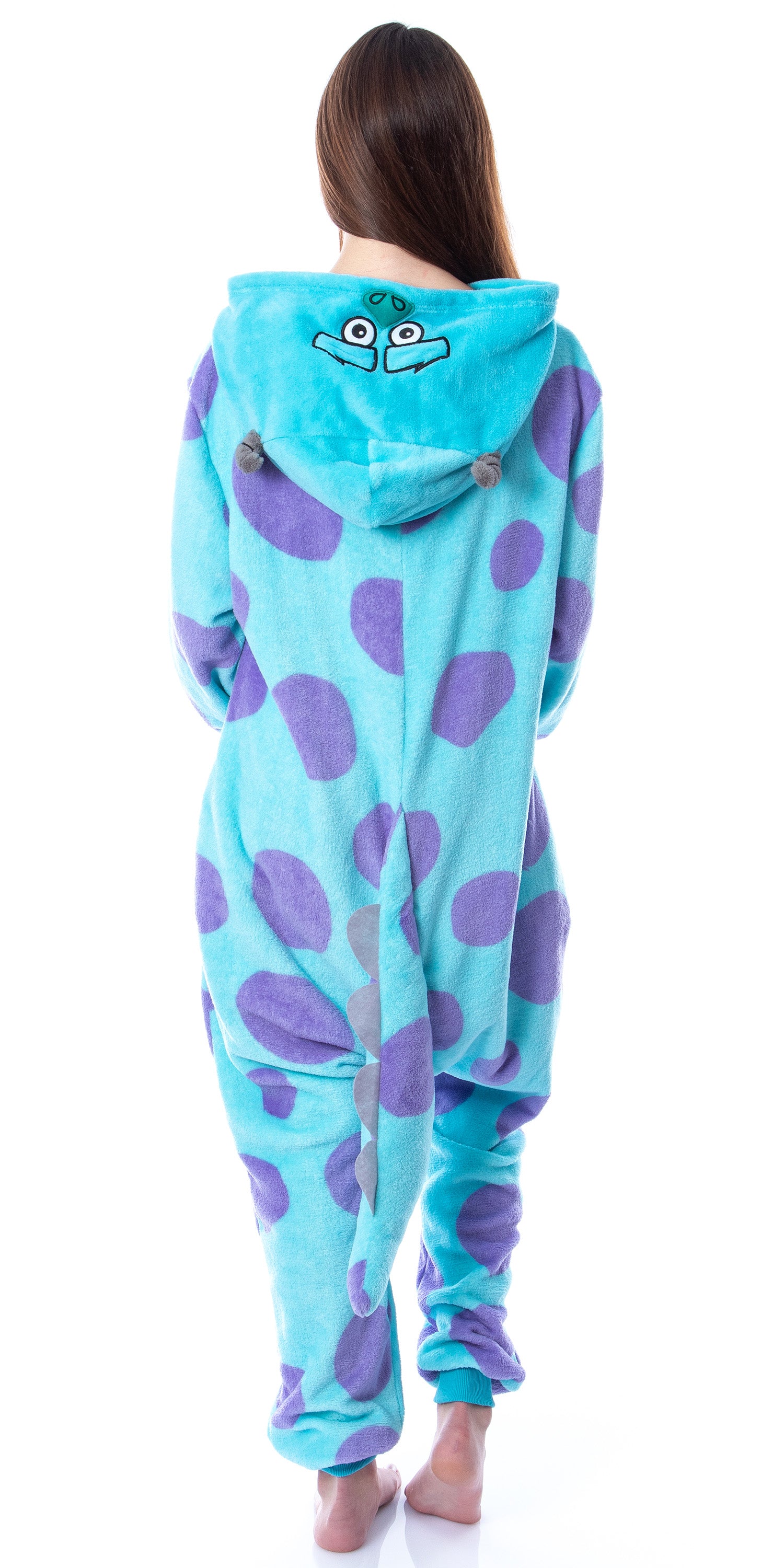Disney Monsters Inc Womens' Sulley Kigurumi Costume Union Suit Pajama