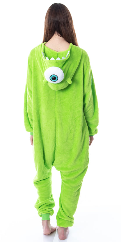 Disney Monsters Inc Adult Mike Wazowski Kigurumi Costume Union Suit Pajama