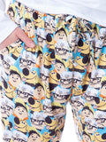 Disney Womens' Up Movie Film Carl Russell Dug Chibi Sleep Pajama Pants