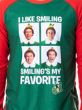 Elf The Movie Mens' Buddy I Like Smiling, Smiling's My Favorite Pajama Set