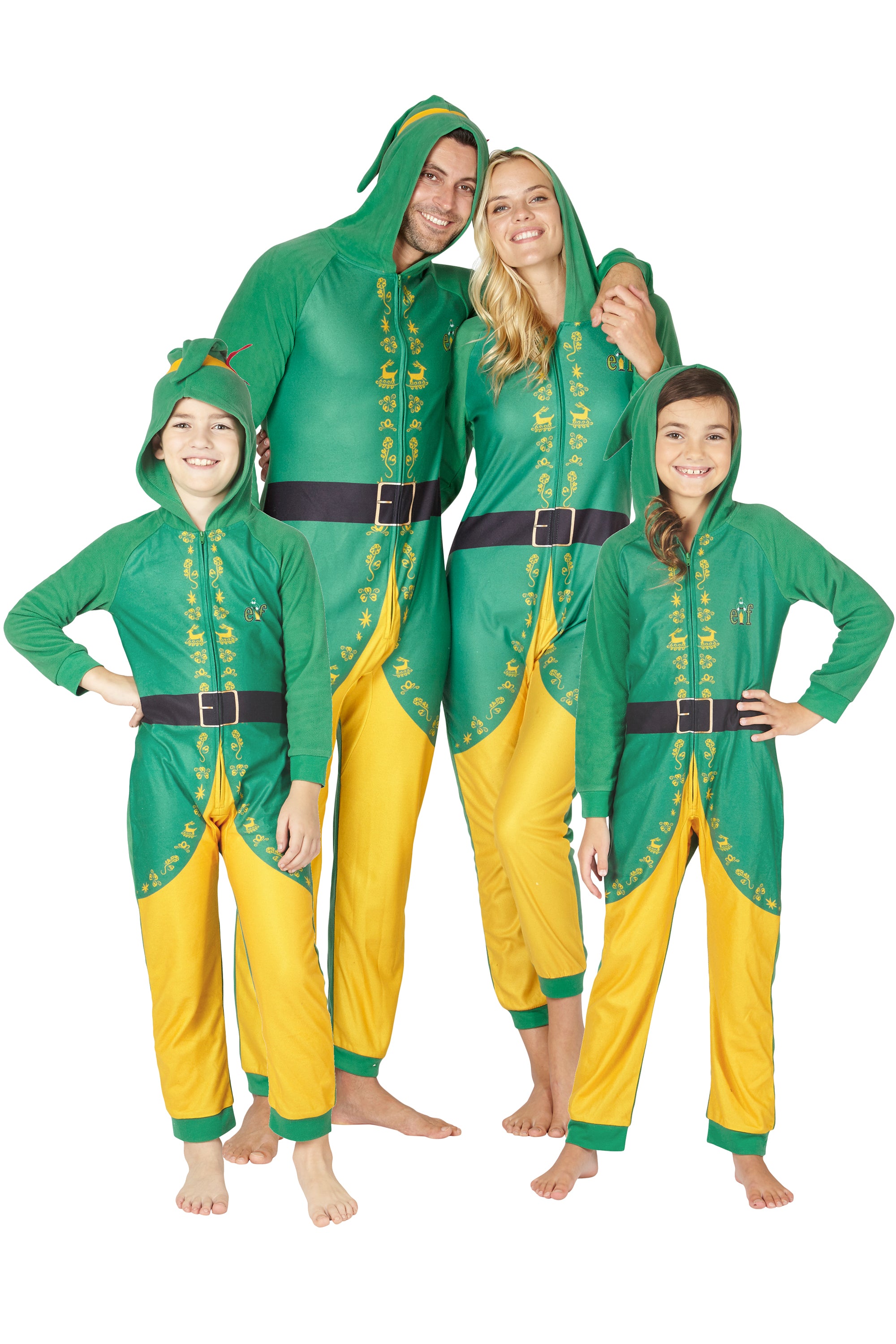 INTIMO Elf The Movie Mens Buddy The Elf One Piece Costume Pajama Set